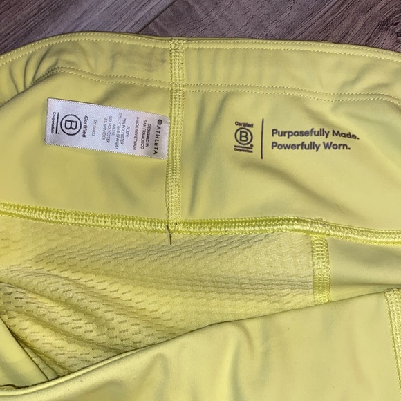 πHPπ Athleta Mesh Contender 7/8 Leggings βοΈ Size L - Picture 5 of 8